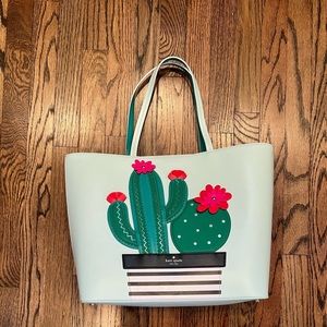 Kate Spade Cactus Little Len New Horizons Tote